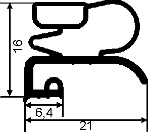 Plastik-Magnet-Profile