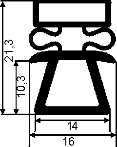 Plastik-Magnet-Profile