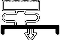 Plastik-Magnet-Profile