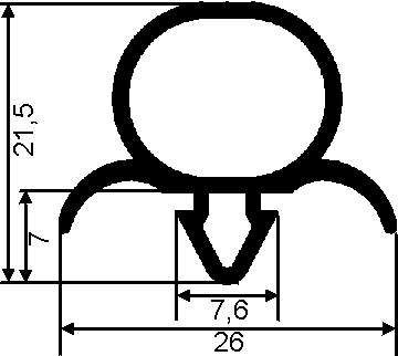 Plastik-Profil