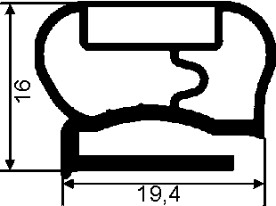 Plastik-Magnet-Profile