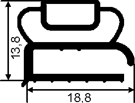 Plastik-Magnet-Profile