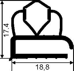 Plastik-Magnet-Profile