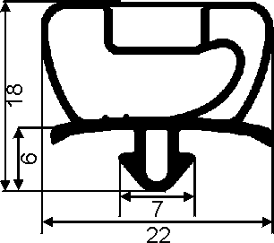 Plastik-Magnet-Profile