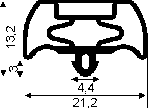 Plastik-Magnet-Profile