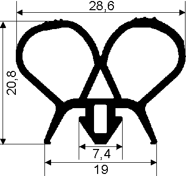 Plastik-Profil